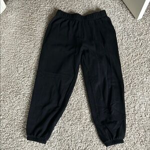 PacSun Black Track Pants with Elastic Cuffs